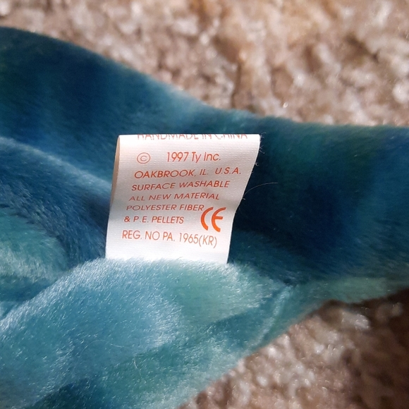 New TY Iggy Beanie Baby with tag! 5th variation - Picture 4 of 4